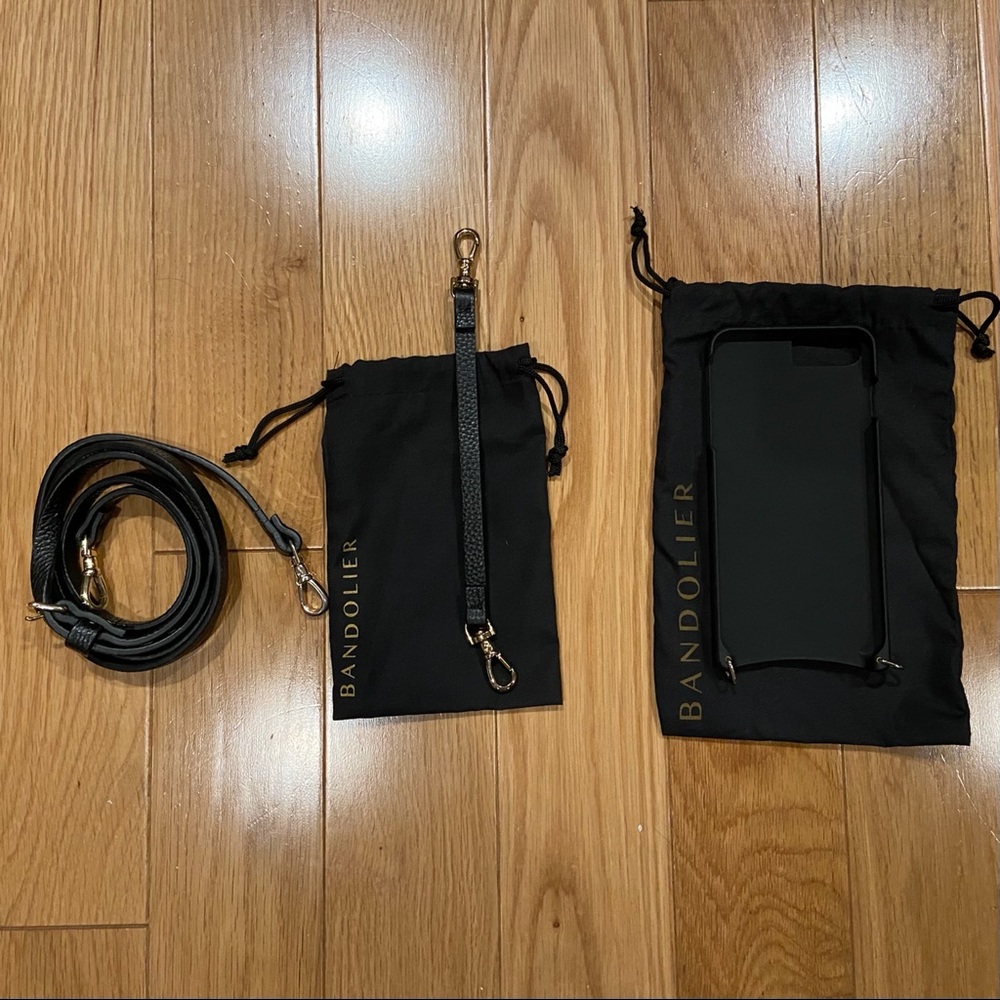 Black Bandolier iPhone 6/7/8 Plus Case with Straps
